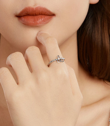 Сребърен пръстен „Келтски възел“