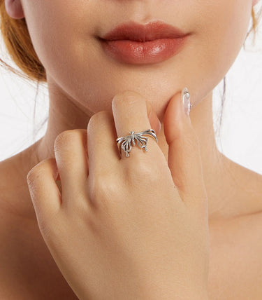 Сребърен пръстен „Крилете на свободата“