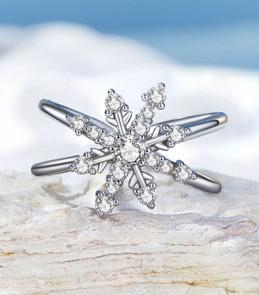 Сребърен пръстен „Ледено съвършенство“