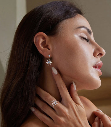 Сребърен пръстен „Ледено съвършенство“