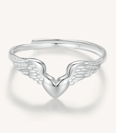 Сребърен пръстен „На крилете на любовта“