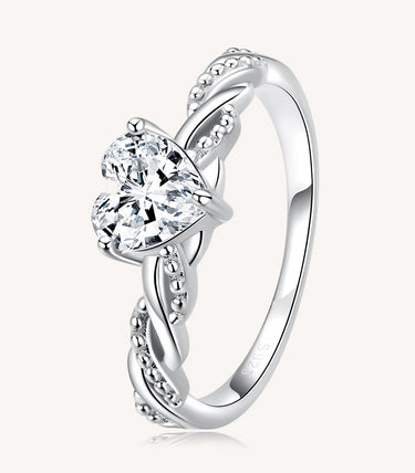 Сребърен пръстен „Обичай се“