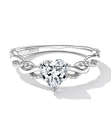 Сребърен пръстен „Обичай се“