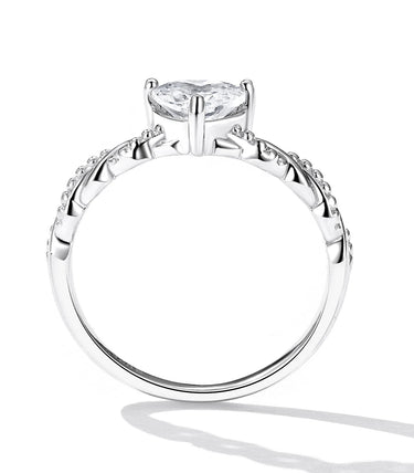 Сребърен пръстен „Обичай се“