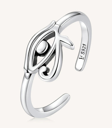 Сребърен пръстен „Окото на Хор“