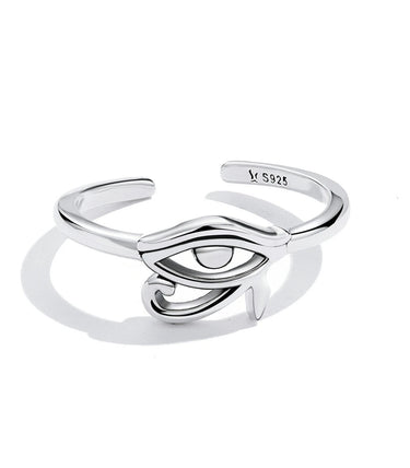 Сребърен пръстен „Окото на Хор“