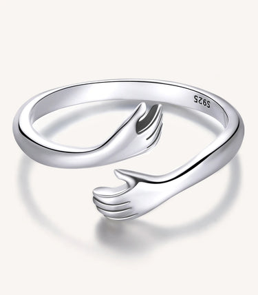 Сребърен пръстен „Прегърни ме“