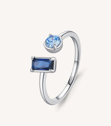 Сребърен пръстен „Summer Blue“