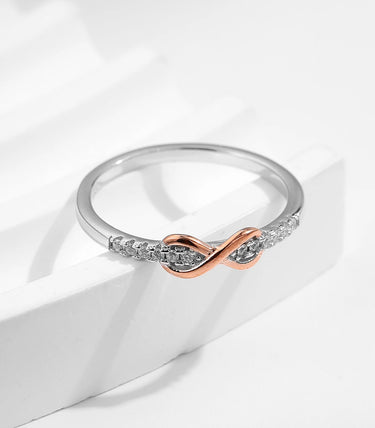 Сребърен пръстен „Свързани във вечността“