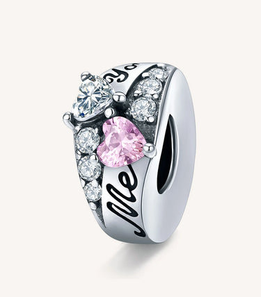 Сребърен разделител „Аз и ти ♥“