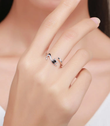 Сребърен пръстен „Кокетна“