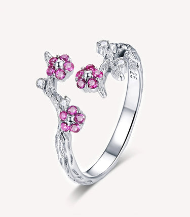 Сребърен пръстен „Виолетов разкош“