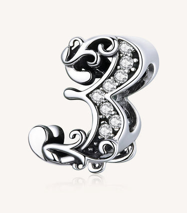 Сребърен талисман „3“