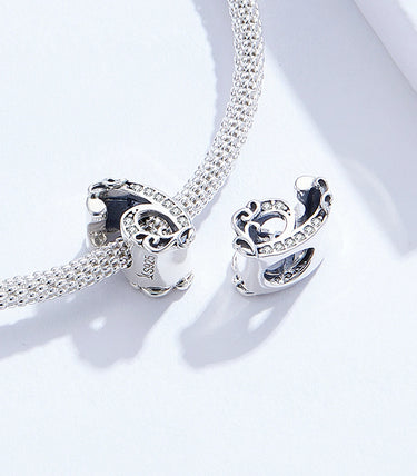 Сребърен талисман „6“