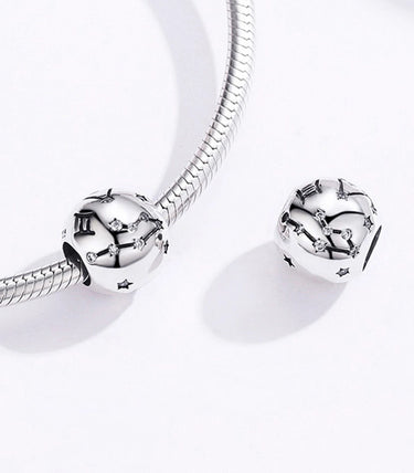 Сребърен талисман „Близнаци“