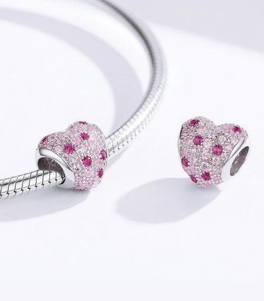 Сребърен талисман „Бонбонена любов“