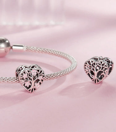 Сребърен талисман „Букет от любов“