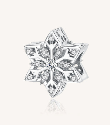 Сребърен талисман „Частичка зима“