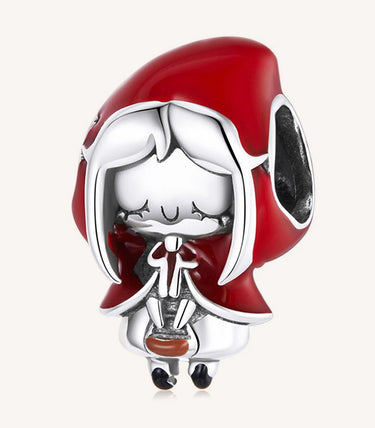 Сребърен талисман „Червената шапчица“