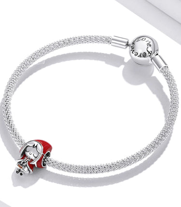 Сребърен талисман „Червената шапчица“