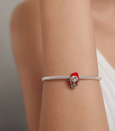 Сребърен талисман „Червената шапчица“