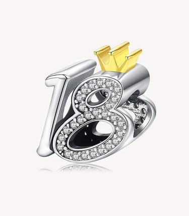 Сребърен талисман „Честито пълнолетие!“