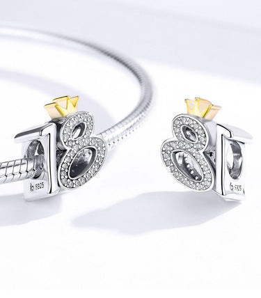 Сребърен талисман „Честито пълнолетие!“