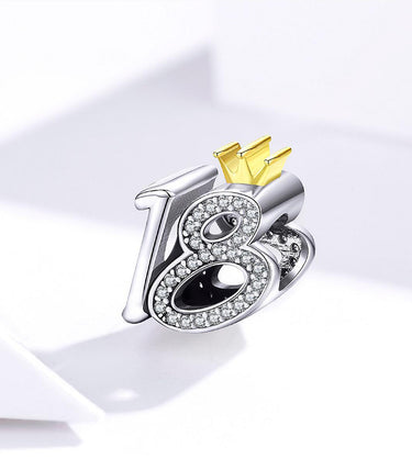 Сребърен талисман „Честито пълнолетие!“