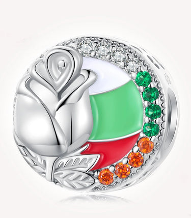 Сребърен талисман „Една българска роза“