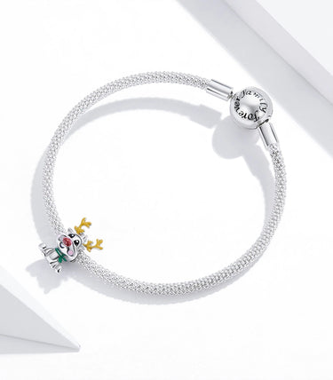 Сребърен талисман „Еленчето Рудолф“