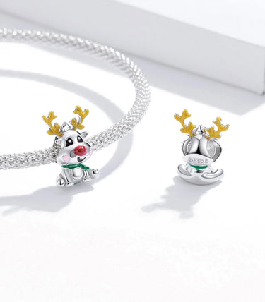 Сребърен талисман „Еленчето Рудолф“