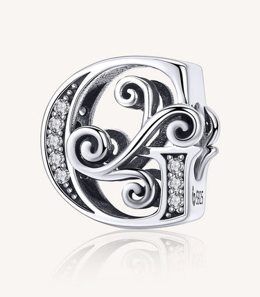 Сребърен талисман „G“