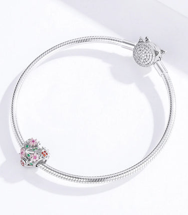 Сребърен талисман „Градина на любовта“