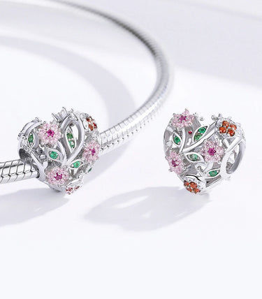 Сребърен талисман „Градина на любовта“