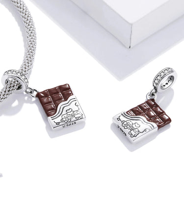 Сребърна висулка „Искам нещо сладичко“