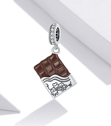 Сребърна висулка „Искам нещо сладичко“