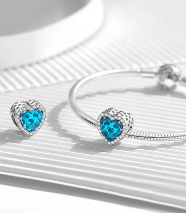 Сребърен талисман „Искряща любов“