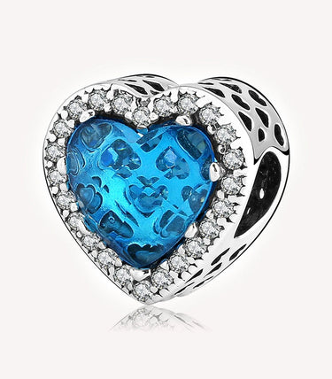 Сребърен талисман „Искряща любов“