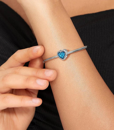 Сребърен талисман „Искряща любов“