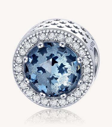 Сребърен талисман „Камък на вярата“ - син