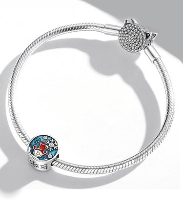 Сребърен талисман „Коледната приказка“