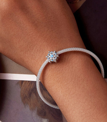 Сребърен талисман „Ледено вълшебство“