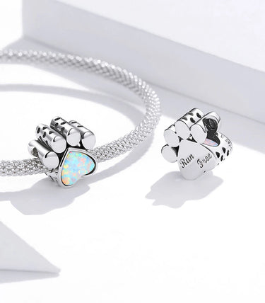 Сребърен талисман „Любима лапичка“