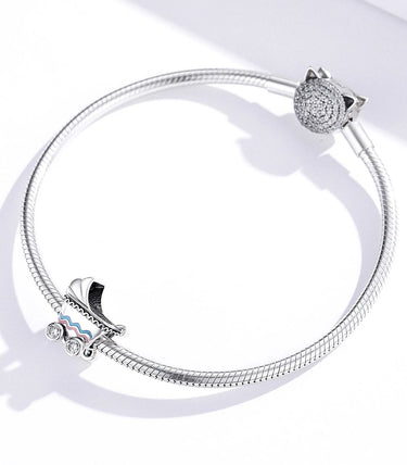 Сребърен талисман „Любимите разходки“