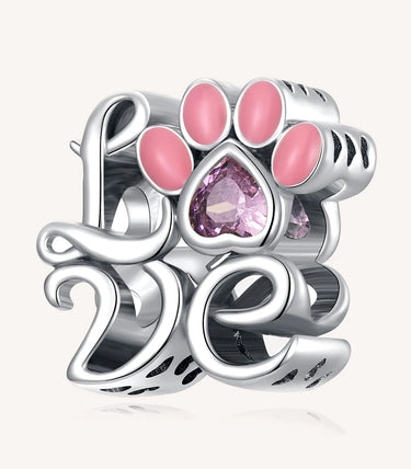 Сребърен талисман „Любов на четири крака“