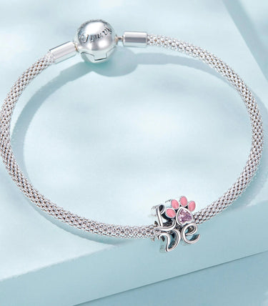 Сребърен талисман „Любов на четири крака“