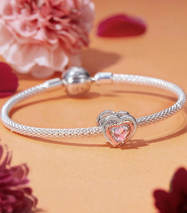 Сребърен талисман „Любовта е заради теб“