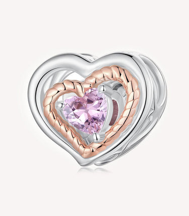 Сребърен талисман „Любовта е заради теб“