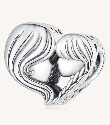 Сребърен талисман „Любовта между майка и дъщеря“