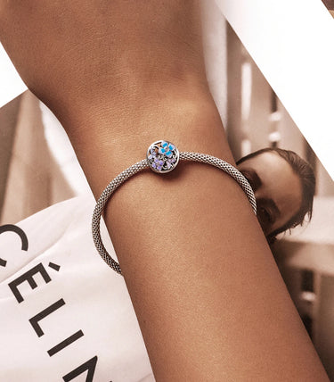 Сребърен талисман „Магията на пролетта“